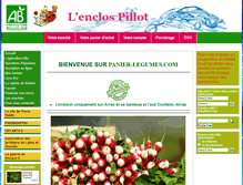 Tablet Screenshot of panier-legumes.com